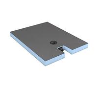 wedi Fundo Plano, Receveur de douche complet, DN 40, carré, écoulement, excentré 1400x900x65 mm