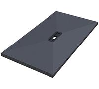 Receveur prêt à carreler 900x1200 avec petit caniveau d'écoulement centré longitudinal pour douche à l'italienne