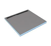 Receveur rectangle Wedi Fundo Riolito Neo écoulement linéaire 1200x1000x50mm