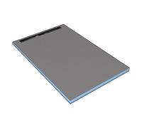 Receveur rectangulaire Fundo Riolito neo - écoulement linéaire - 1,2x0,8 m