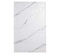 Receveur Résine 120 x 90 Façon Ardoise Marbre Blanc Essebagno