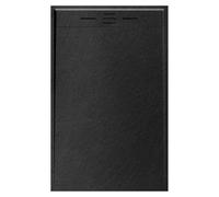 Receveur Résine 140 x 90 Façon Ardoise Noir Essebagno
