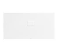 Receveur Squaro Infinity douche UDQ1580SQI2RVRW 150 x 80 Villeroy und Boch 4 cm, Blanc pierre, installation en angle contre le mur