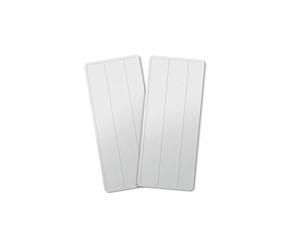 Recharge 2 lingettes microfibre réutilisables pour balai serpillère Smart Mop Compact 360°