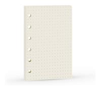 Recharge A7 pour agenda Filofax 11 styles au choix 6 trous/100 g/m² 12 x 8 cm Dot Matrix