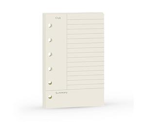 Recharge A7 pour agenda Filofax, 11 styles au choix, 6 trous/100 g/m², 12 x 8 cm, Harphia Cornell