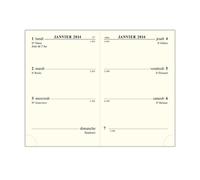 Recharge agenda Semainier 7,5x11,5 cm Janvier à J