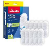 Recharge balai à poussière - VILEDA - Flex&Catch - 10 pièces - 100% fibre recy 360°