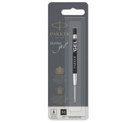 Recharge bille gel - PARKER - Quink - Pointe moyenne - Encre noire - Blister X 1