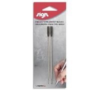 Recharge bille sign cross pointe moyenne coloris noir blister 2 unites