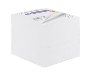 Recharge blanche supplémentaire pour bloc-cube plexi 90 x 90 mm