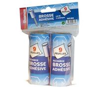 Recharge adhésive - 9 feuilles - pour brosse - lot de 2