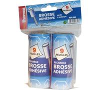 Recharge adhésive - 9 feuilles - pour brosse - lot de 2