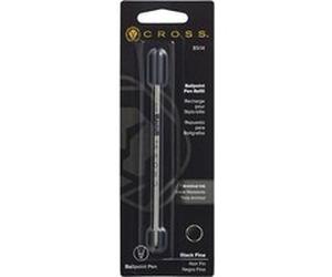 Recharge - Cartouche - Pour stylo-bille - Noir - Pointe fine - Standard - Cross - 8514