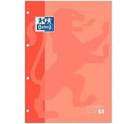 Recharge Couleur Oxford Din A4 80 Feuilles Cadre 5 Mm 4 Trous Pêche