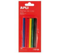 APLI 941771 - 10 barres de silicone colle chaude, 7.5 mm