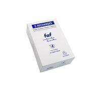 Recharge de feuilles 'BLOC FAF', no.4, uni