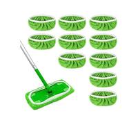 Recharge de lingettes pour balai Swiffer Sweeper - 10 pièces - Lingettes - Pour un nettoyage efficace - 25 x 11,5 cm