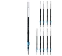 Recharge de stylo bille Uni SXR-7 Jetstream - 0,7 mm - Noir 10 set