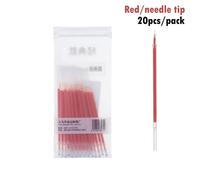 Recharge De Stylo Gel À Encre Noire Neutre, En Plastique, Lisse, 50/100mm, Utile Pour Le Bureau Et L'école, 20/0.5 Pièces/Lot