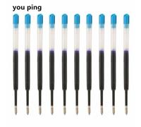 Recharge D'encre Gel Bleue Universelle De Haute Qualité, Stylo À Bille, Papeterie Scolaire Et De Bureau
