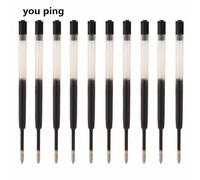 Recharge D'encre Gel Noire Universelle De Haute Qualité, Stylo À Bille, Papeterie Scolaire Et De Bureau
