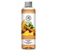 Recharge Diffuseur de Cannelle & Orange avec Huiles Essentielles 200ml - Fragrance Fraîche et Durable - Idéal pour Aromathérapie - Maison - Bureau - Fitness Club - Restaurant - Boutique