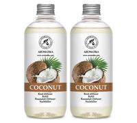 Recharge diffuseur de parfum - Noix de coco - 2 x 500 ml - Pour diffuseur à bâtonnets