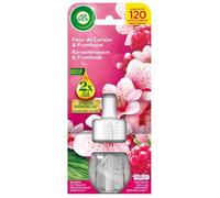 Air Wick Recharge Diffuseur désodorisant électrique huiles essentielles Fleur de cerisier & Framboise