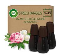 Recharge diffuseur d'huiles essentielles - Airwick - Essential Mist - Parfum Jasmin/Pivoine - Lot de 3 - 20 ML
