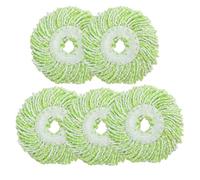 Recharge for vadrouille en fibre éponge 5 pièces | Tête de remplacement de sol en microfibre, outil de nettoyage ménager(Style 2)