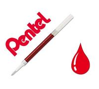 Recharge pentel roller encre gel energel bl57/bl77/bl107 largeur moyenne coloris rouge