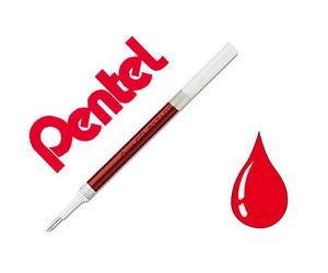 Recharge pentel roller encre gel energel bl57/bl77/bl107 largeur moyenne coloris rouge