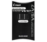 Set de 3 recharges Hi-Tecpoint V5 et V7 rechargeable noir