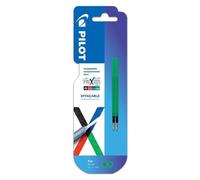 Recharge pour stylo effaçable Pilot FriXion Ball 4 couleurs pointe fine 0,5 m - Pochette de 2 - Encre verte