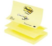 Recharge post it z-note 76x127mm jaune - bloc de 100 feuilles G