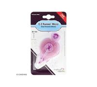 Recharge pour adhésif double-face E-Z Runner Micro strips rechargeable - Bande rayures - 1 m