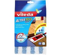 Recharge pour balai à plat - VILEDA - Active Max - Microfibre & coton - 47,5x16 cm - Blanc