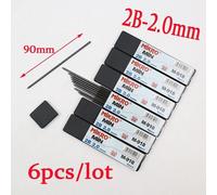 Recharge Pour Crayon Mécanique 2b, Tube De Plomb, 2.0mm 90mm X 9 Pièces/Lot, Fournitures D'écriture Pour École Et Bureau