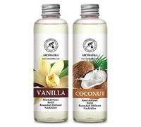 Recharge pour Diffuseur de Vanille 200ml - Parfum de la Noix de Coco 200ml - Diffuseur Parfum Maison - Parfum Frais et de Longue Durée - Assainisseurs de Air de la Pièce