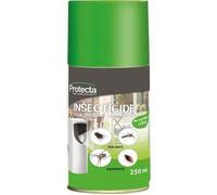 Protecta® Aérosol Insecticide - Anti-Moustiques, Mouches, Cafards & Fourmis - Insectes Rampants et Volants - Pyrèthre Végétal - Effet Choc & Anti-Réinfestation - Fabriqué en France (Unité)