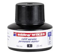 Recharge pour marqueur permanent Edding E21 25 ml - Noir