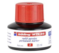 Recharge pour marqueur permanent Edding E21 25 ml - Rouge