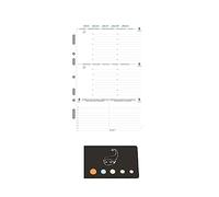 Recharge Pour Organiseur Exatime 21 Janvier à Décembre 2027 Horizontal + Index Adhésif Blumie 28212E