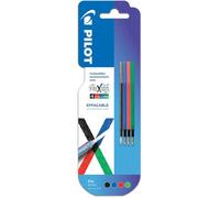 Recharge pour stylo effaçable Pilot FriXion Ball pointe fine 0,5 m - Pochette de 4 - assortis