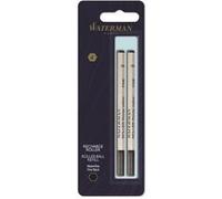 Recharge pour stylo roller à pointe moyenne Waterman Noir G