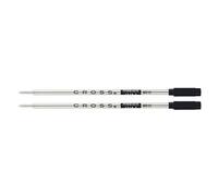 Recharge pour stylos à bille - Cross - Pointe moyenne - Encre noire - Lot de 2