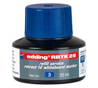 Recharge RBTK 25 pour marqueur effaçable Edding 12 pointe ogive 1,5 à 3 mm - bleu