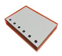 Recharge Recharge Recharge Insert 100 feuilles (200 pages) Format Pocket 8 x 12 cm 6 trous 120 g/m² blanc