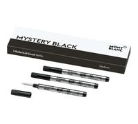 Recharge Roller - Montblanc - Mystery Black - Pointe Moyenne - 3 Recharges - Noir